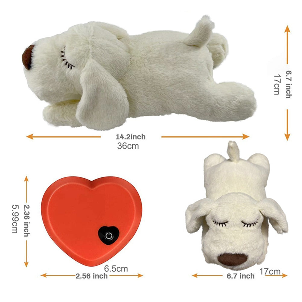 Z-vine Dog Toy Heartbeat Plush Toys for Dogs - Helps with Dog