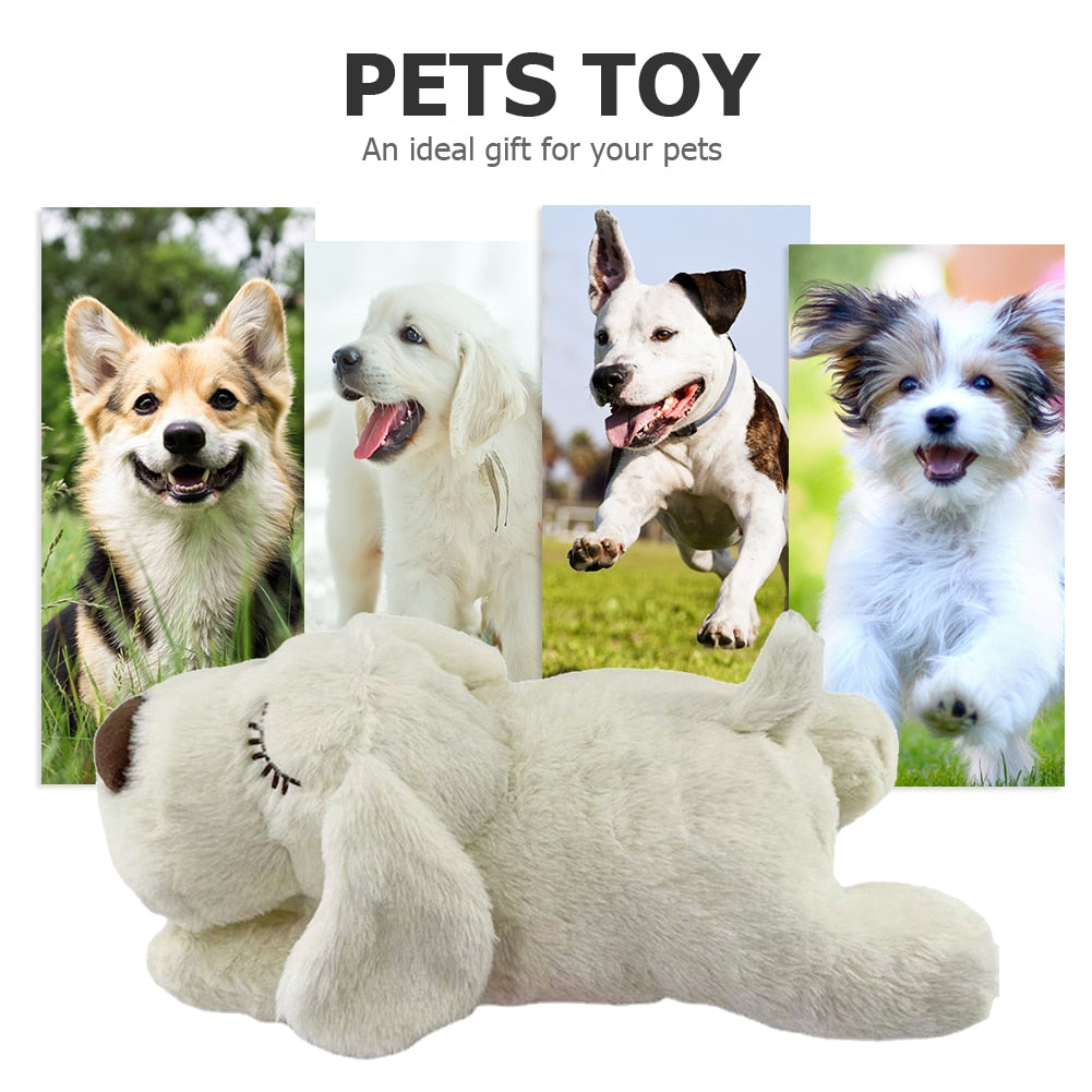 AFP Pets Accessories And Toys Pet Puppy Anxiety Relief Heartbeat Plush Pet  Toys Anti Anxiety Plush Buddy Dog Activity Toy